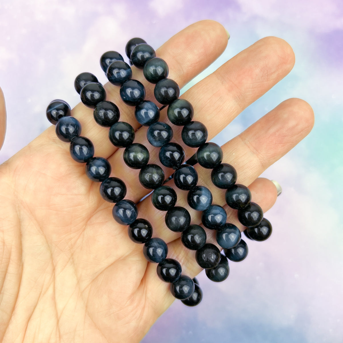 Blue Tigers Eye Bracelet
