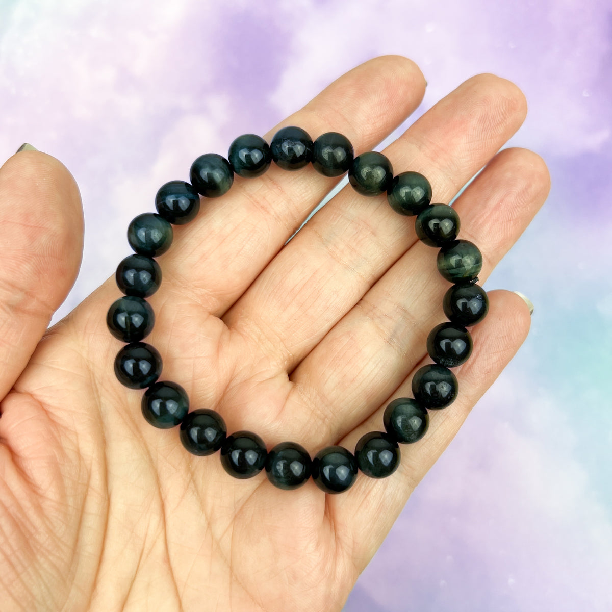 Blue Tigers Eye Bracelet