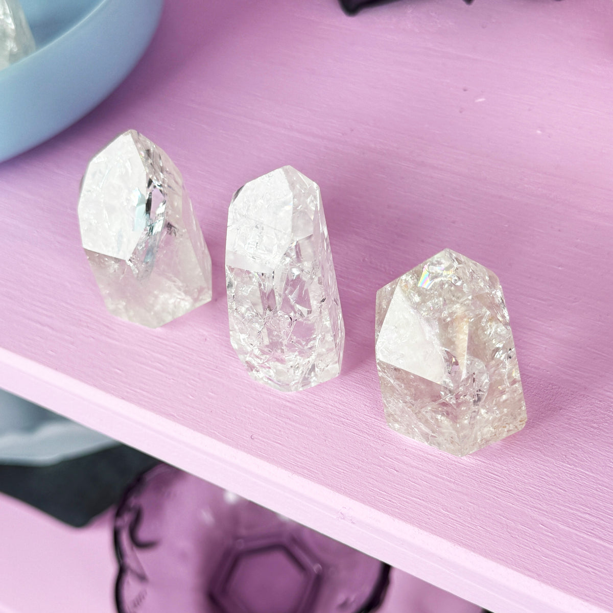 Crackle Quartz Tower