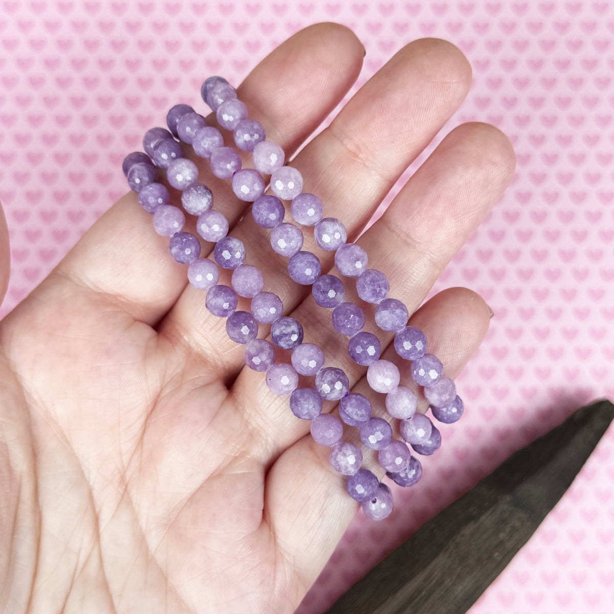 Faceted Phosphosiderite Bracelet