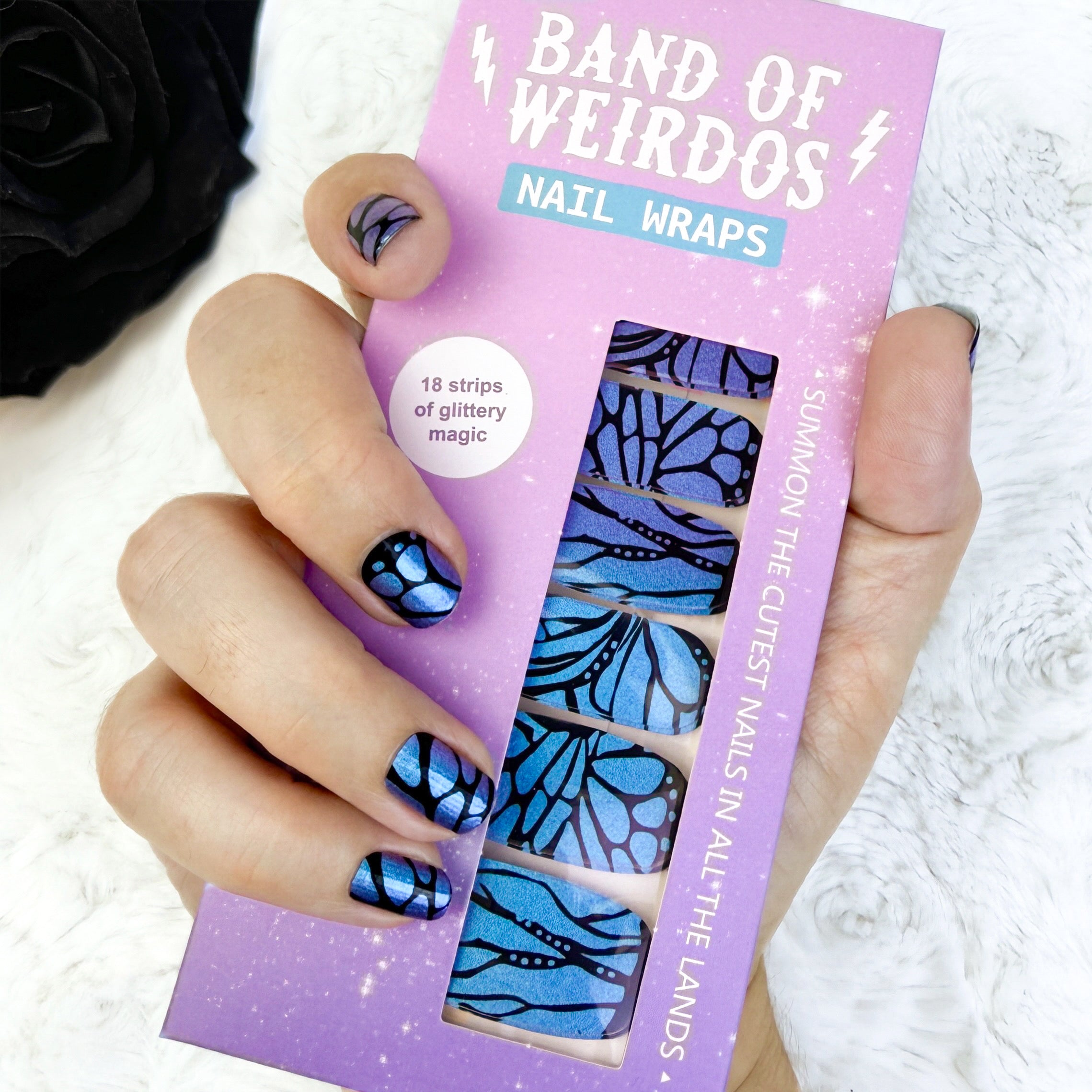 Color Shift Wings // Nail Wraps