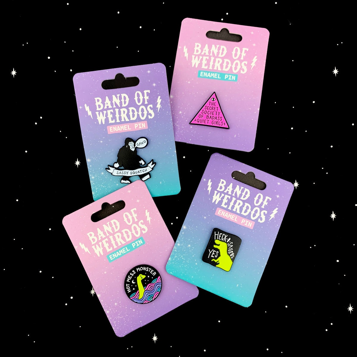 Sassy Squatch // Enamel Pin