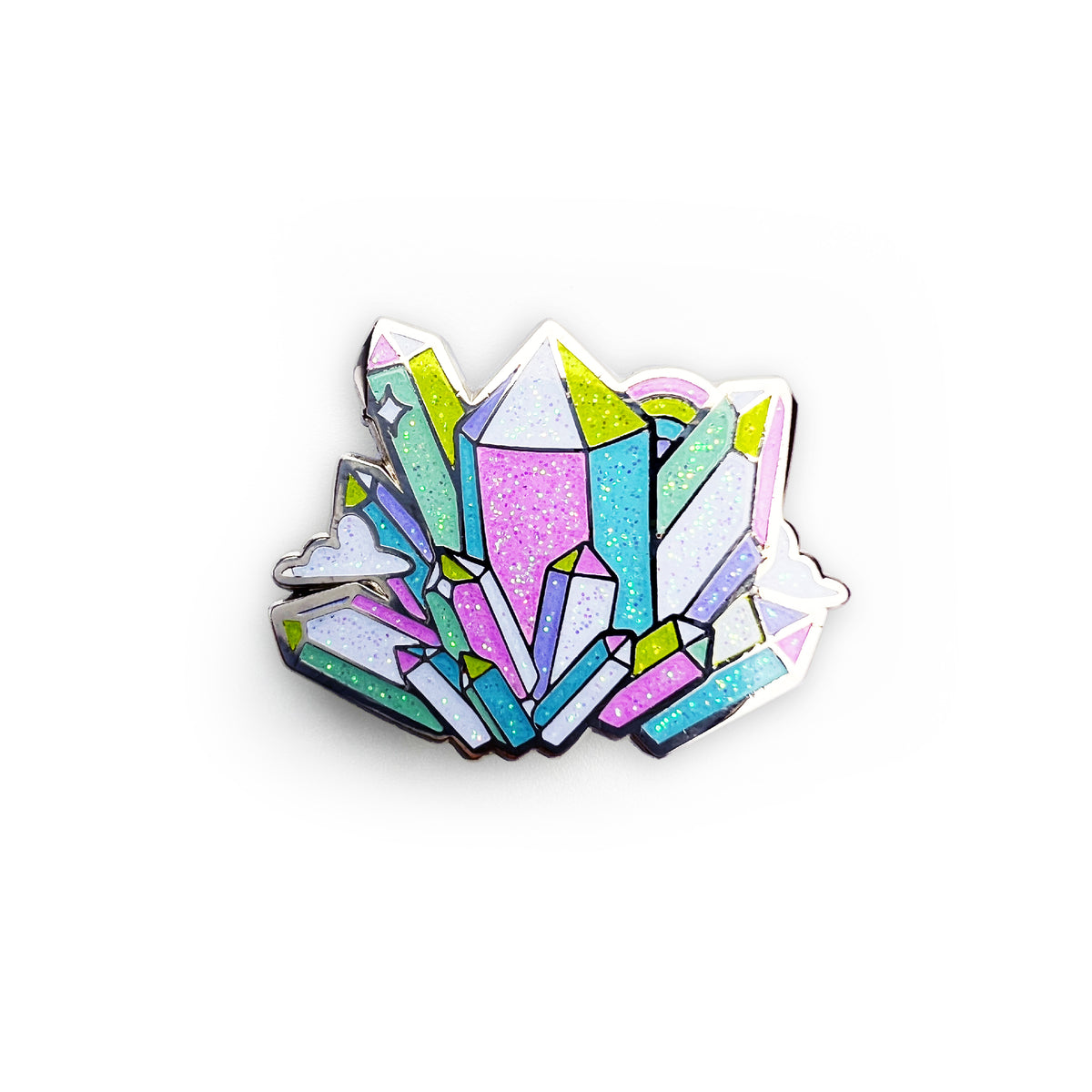 Aura Quartz Crystal // Enamel Pin