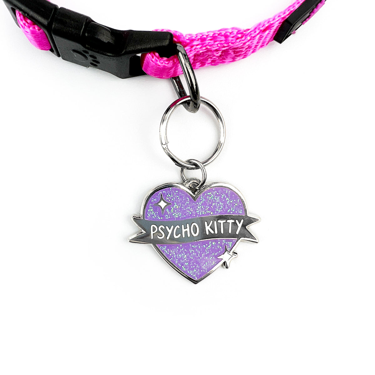 Psycho Kitty // Pet Collar Charm