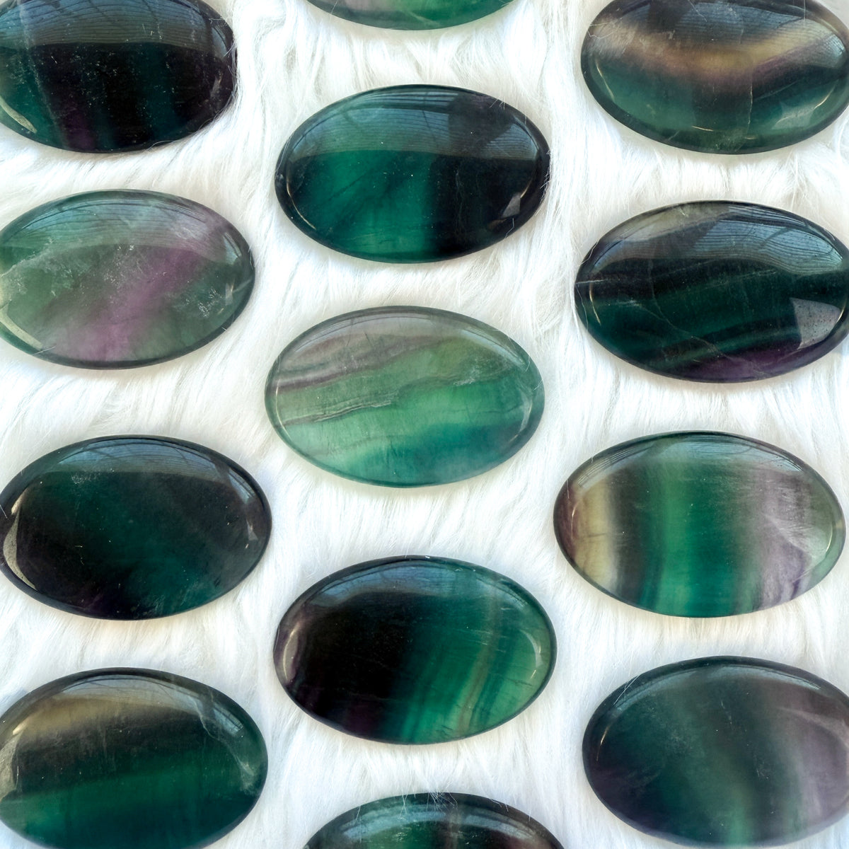 Fluorite Palm Stone