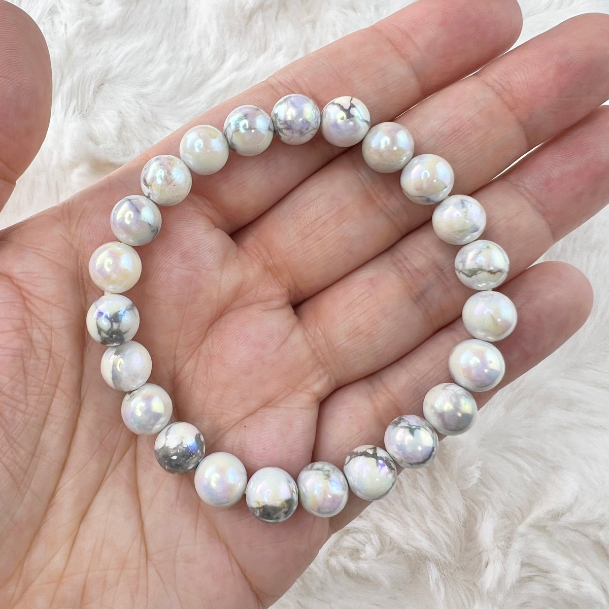 Aura Howlite Bracelet