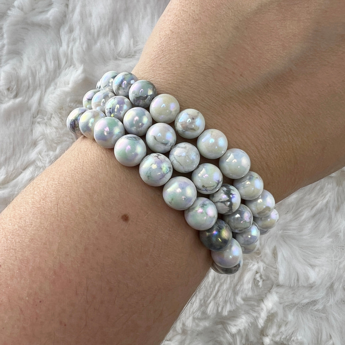 Aura Howlite Bracelet