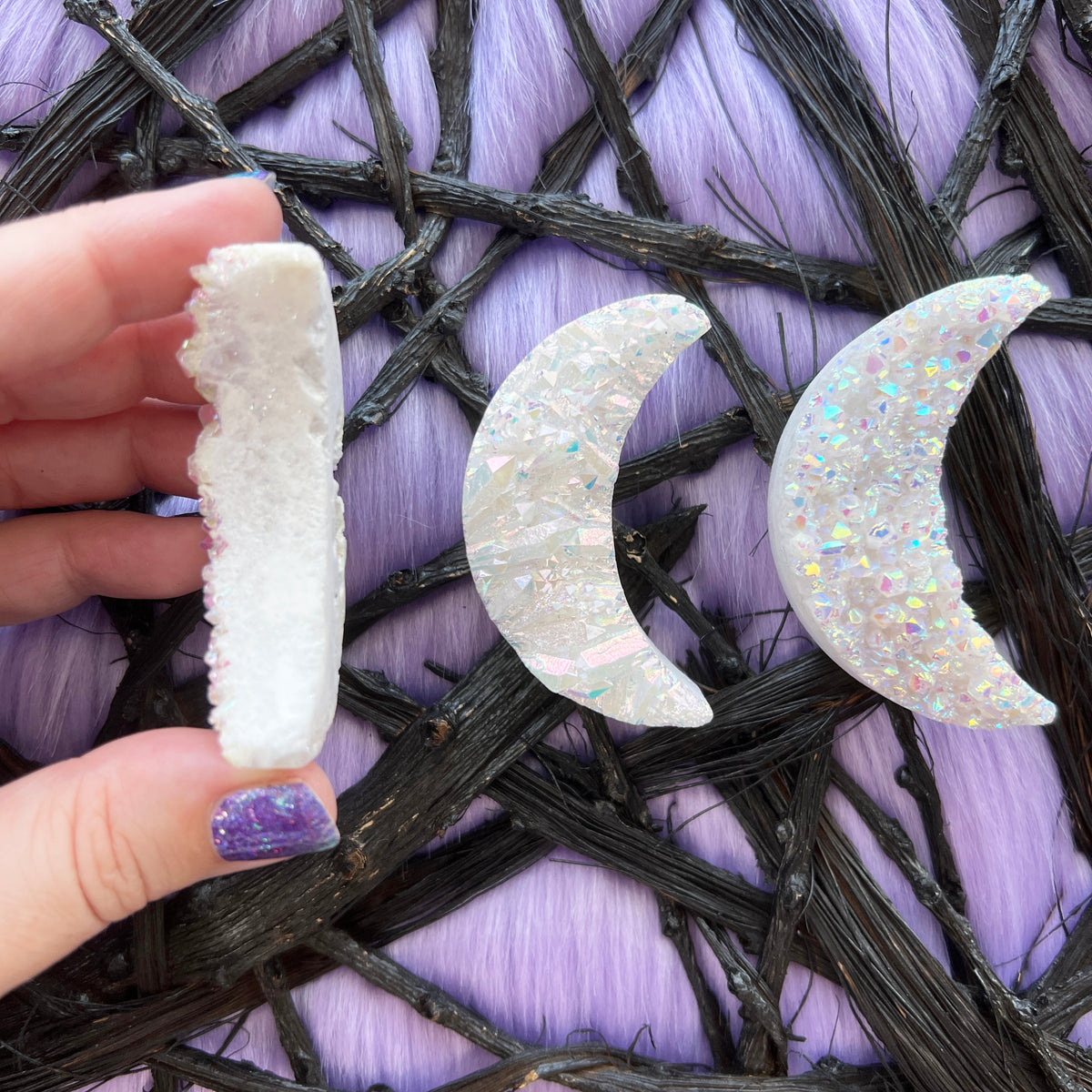 Aura Quartz Moon