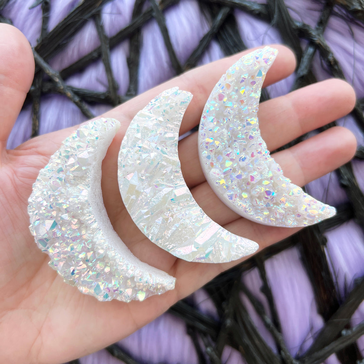 Aura Quartz Moon