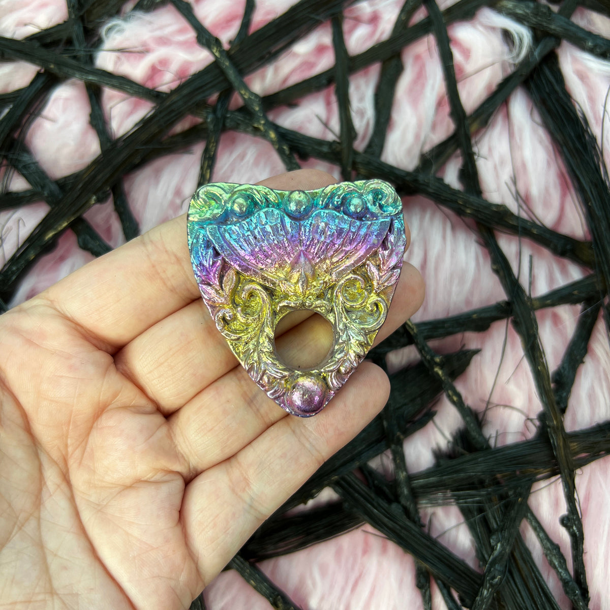 Bismuth Ouija Planchette