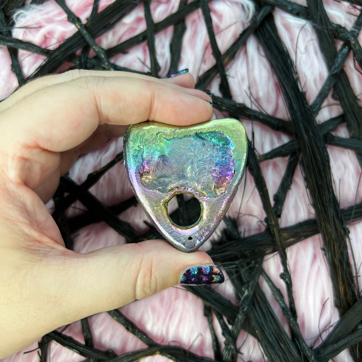 Bismuth Ouija Planchette