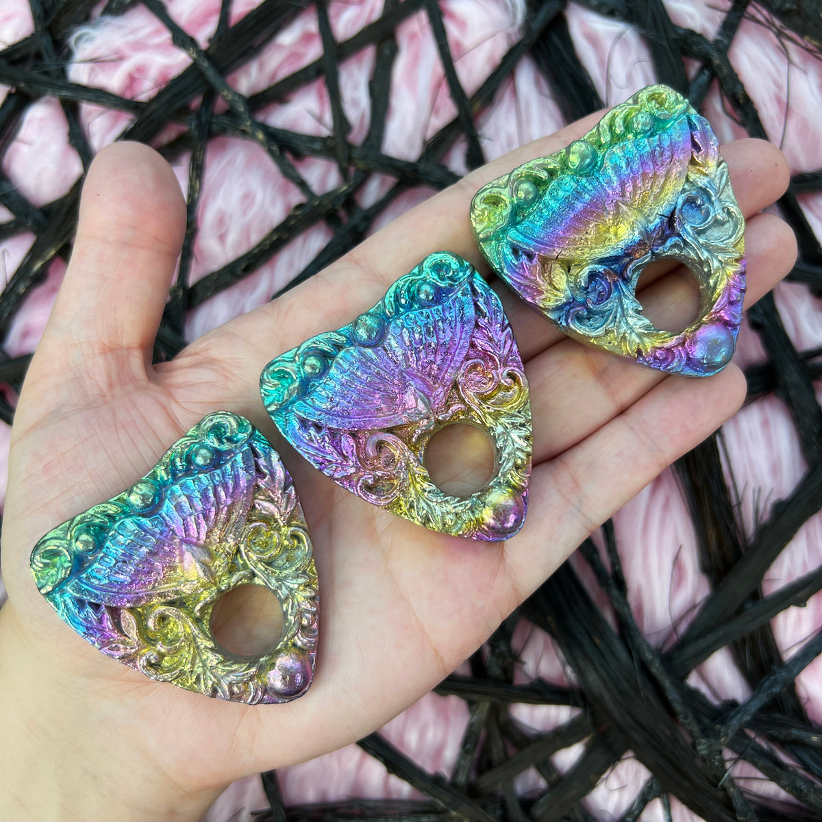 Bismuth Ouija Planchette