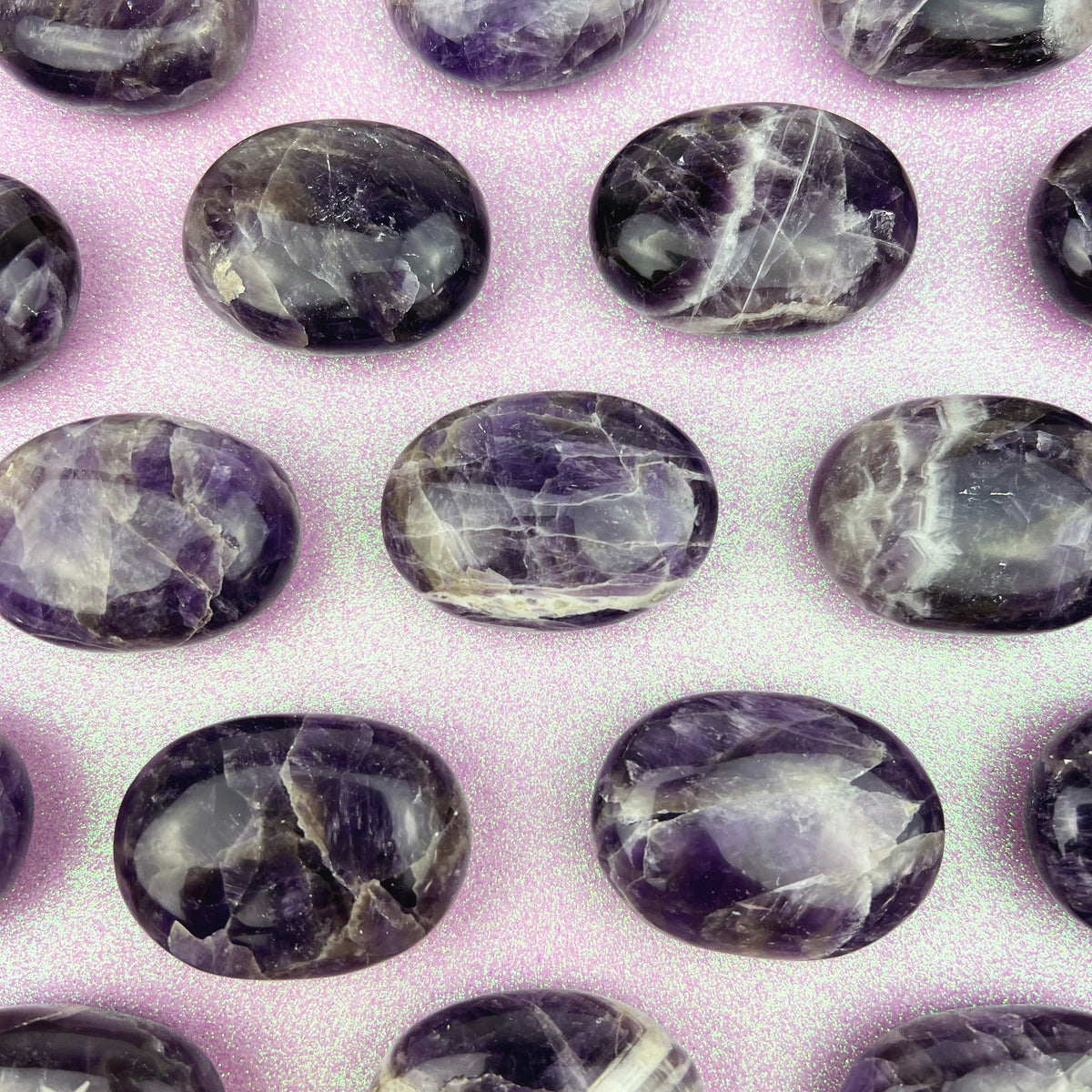 Dream Amethyst Palm Stone