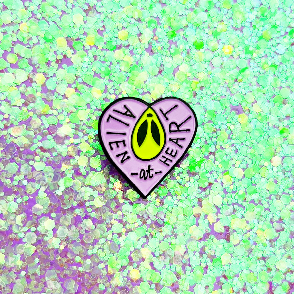 Alien at Heart // Enamel Pin