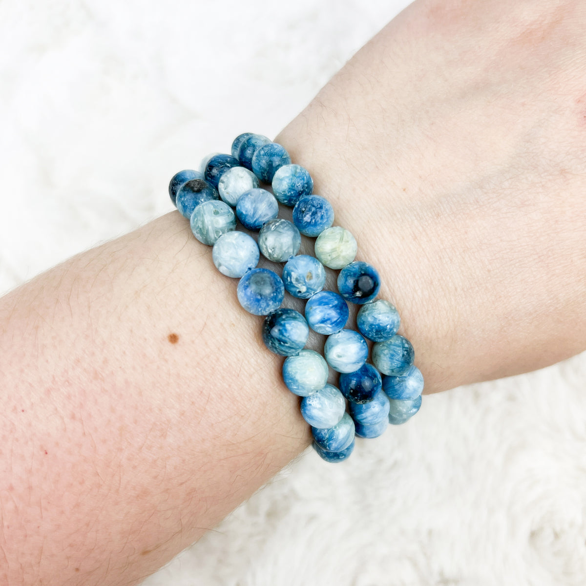 Blue Ice Glacierite Bracelet