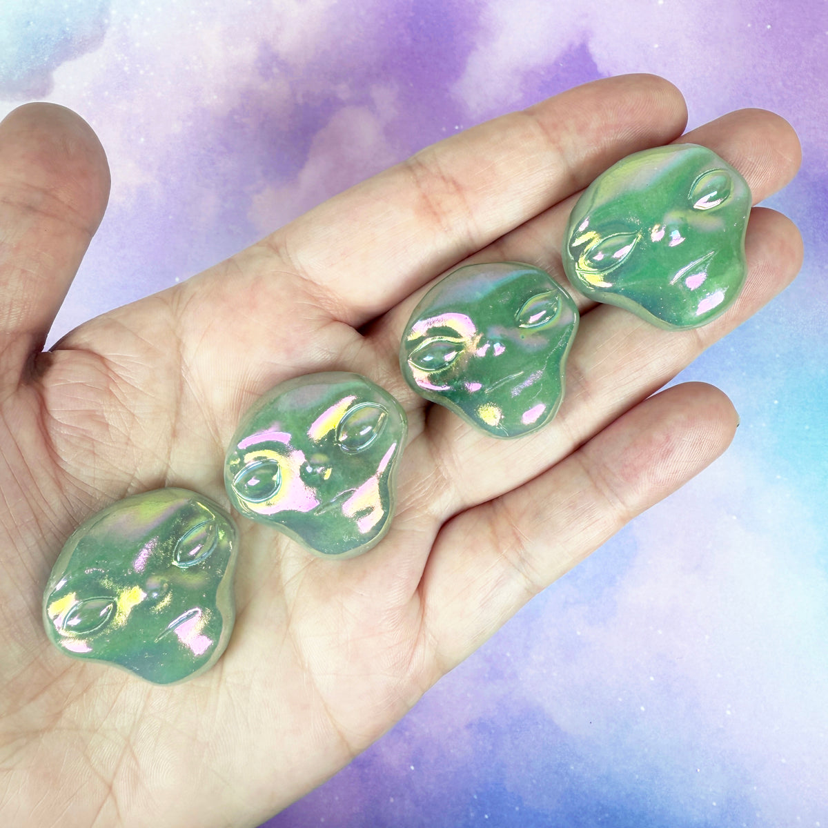 Aura Green Aventurine Alien