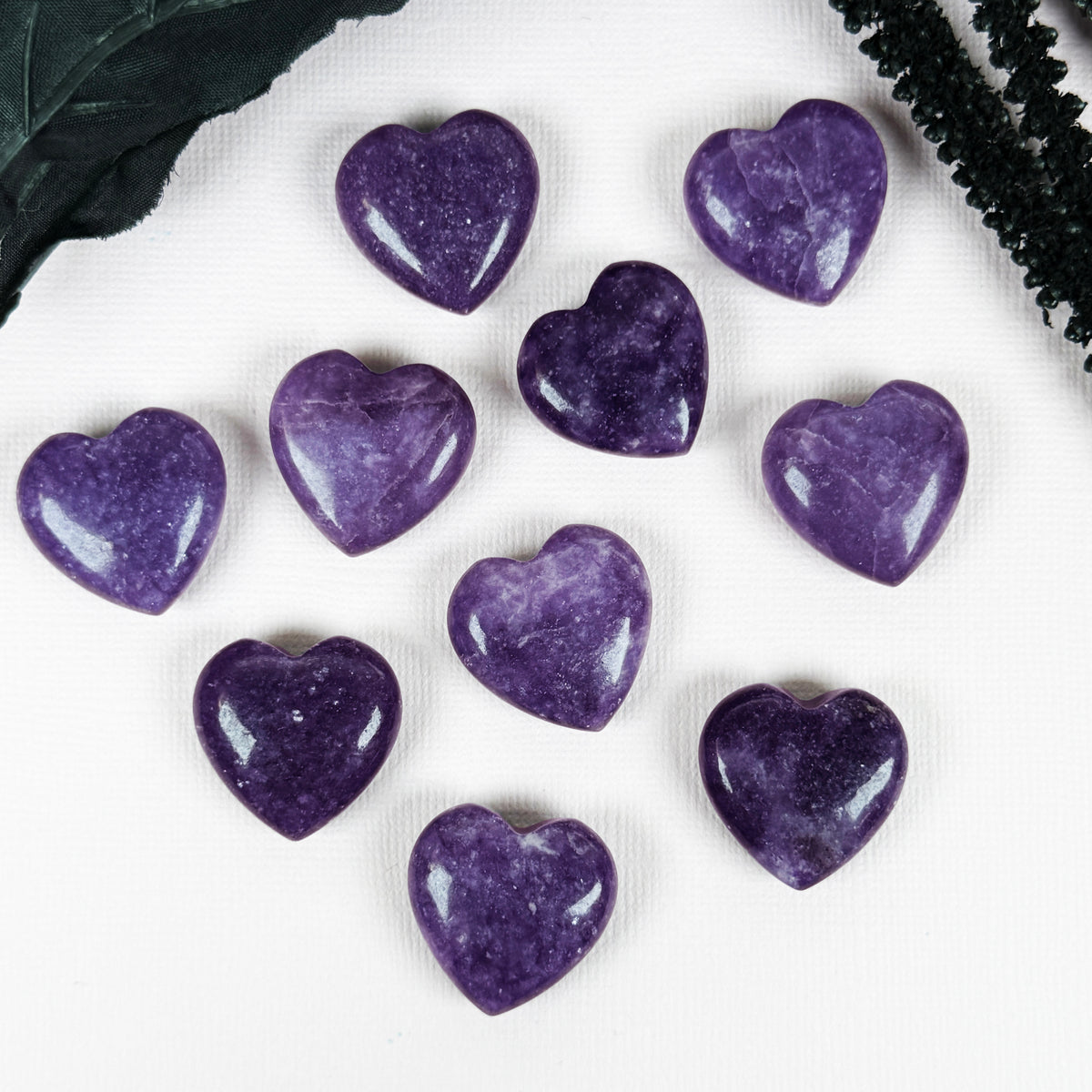 Lepidolite Heart