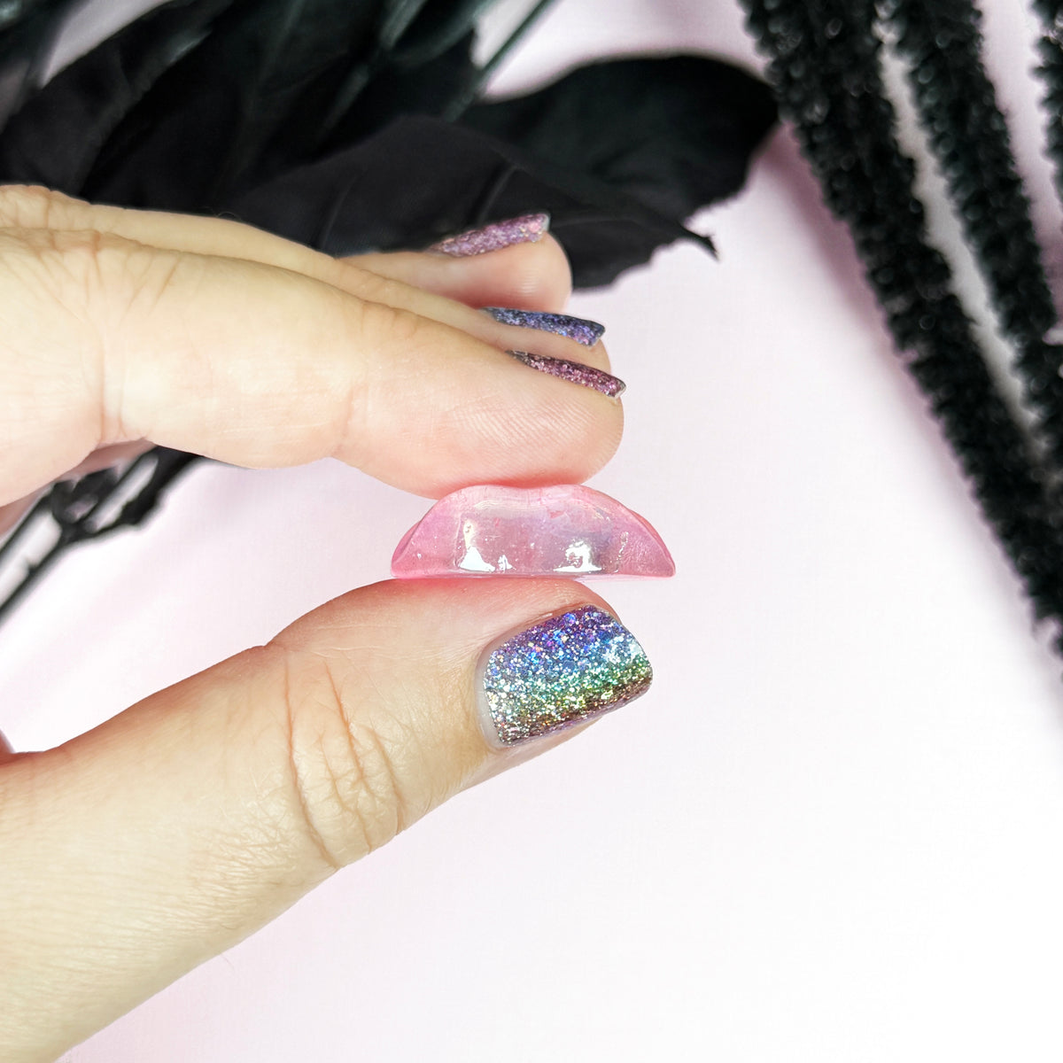 Pink Aura Quartz Lips