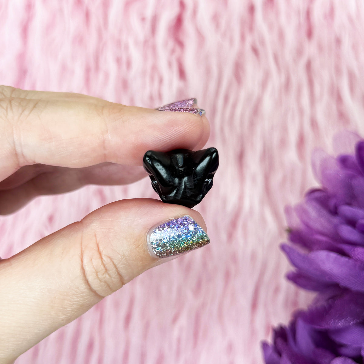 Black Obsidian Bat