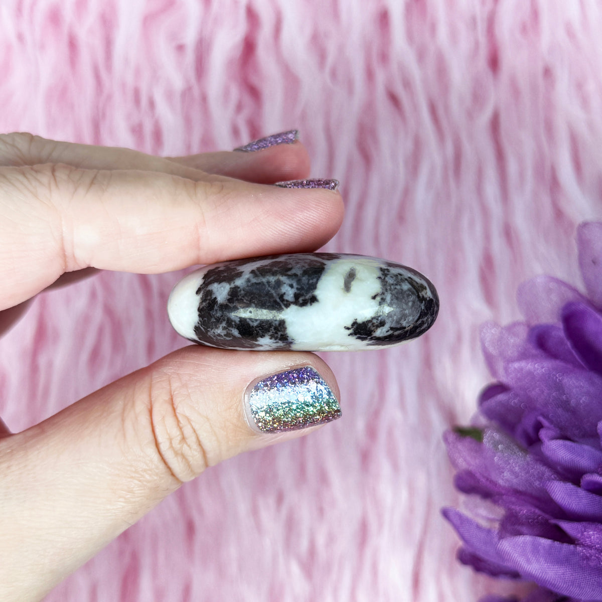 Tiger Calcite Palm Stone