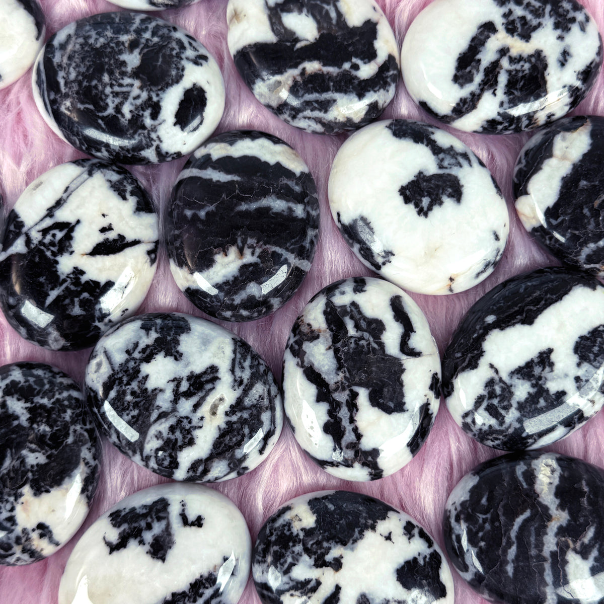 Tiger Calcite Palm Stone
