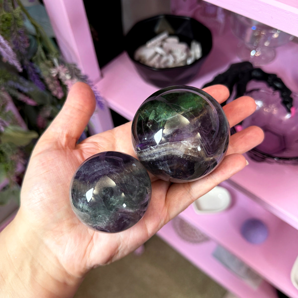 Fluorite Sphere (with stand)