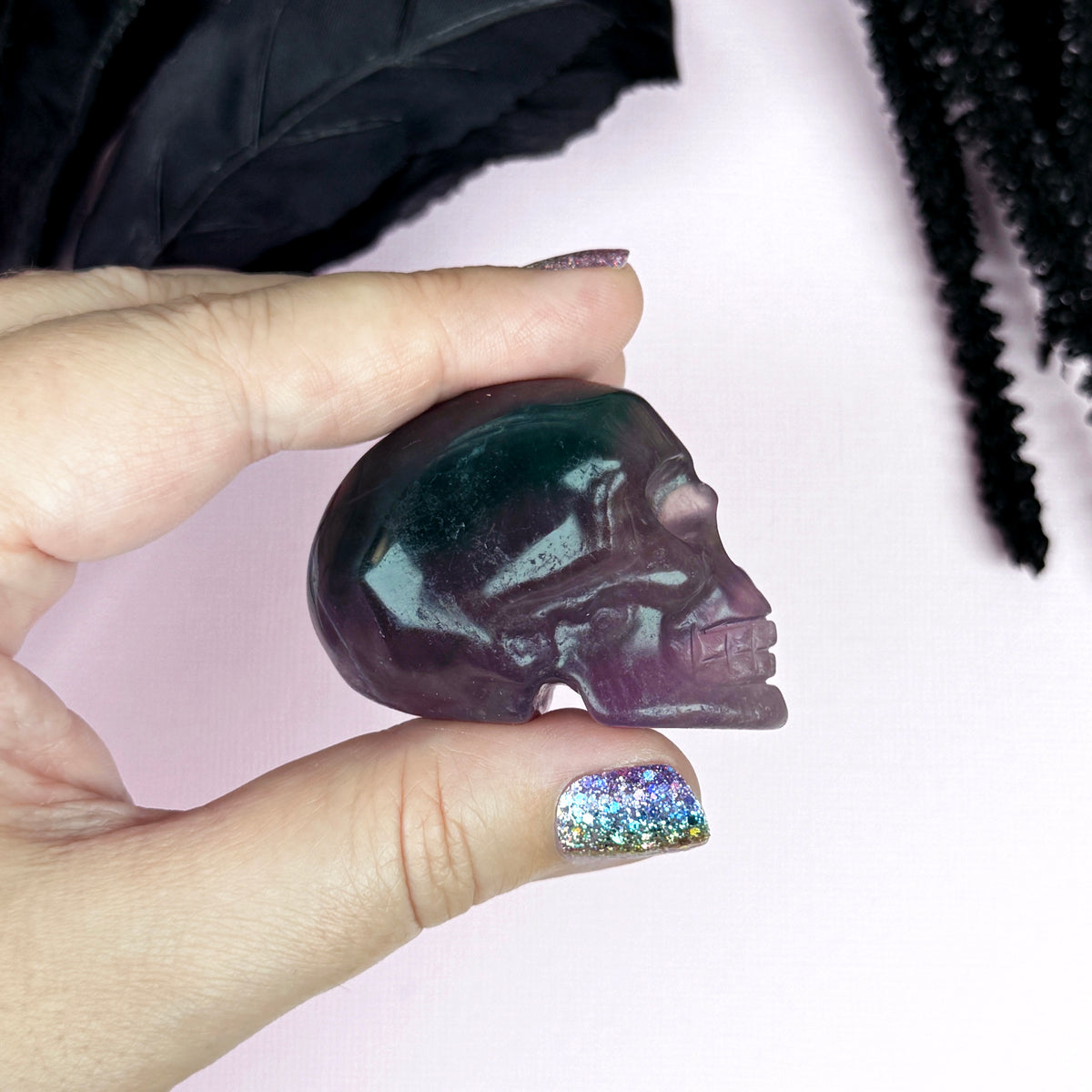 Fluorite Skull