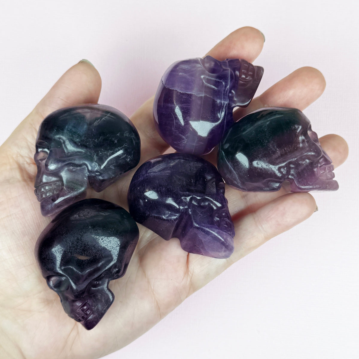 Fluorite Skull