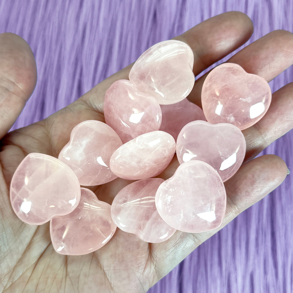 Rose Quartz Heart