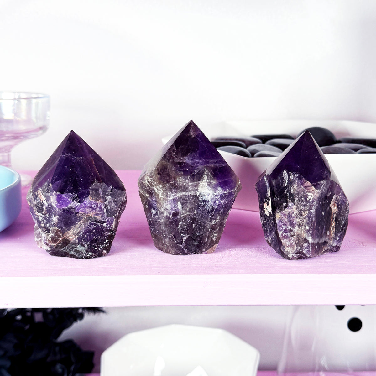 Amethyst Polished Tip Points