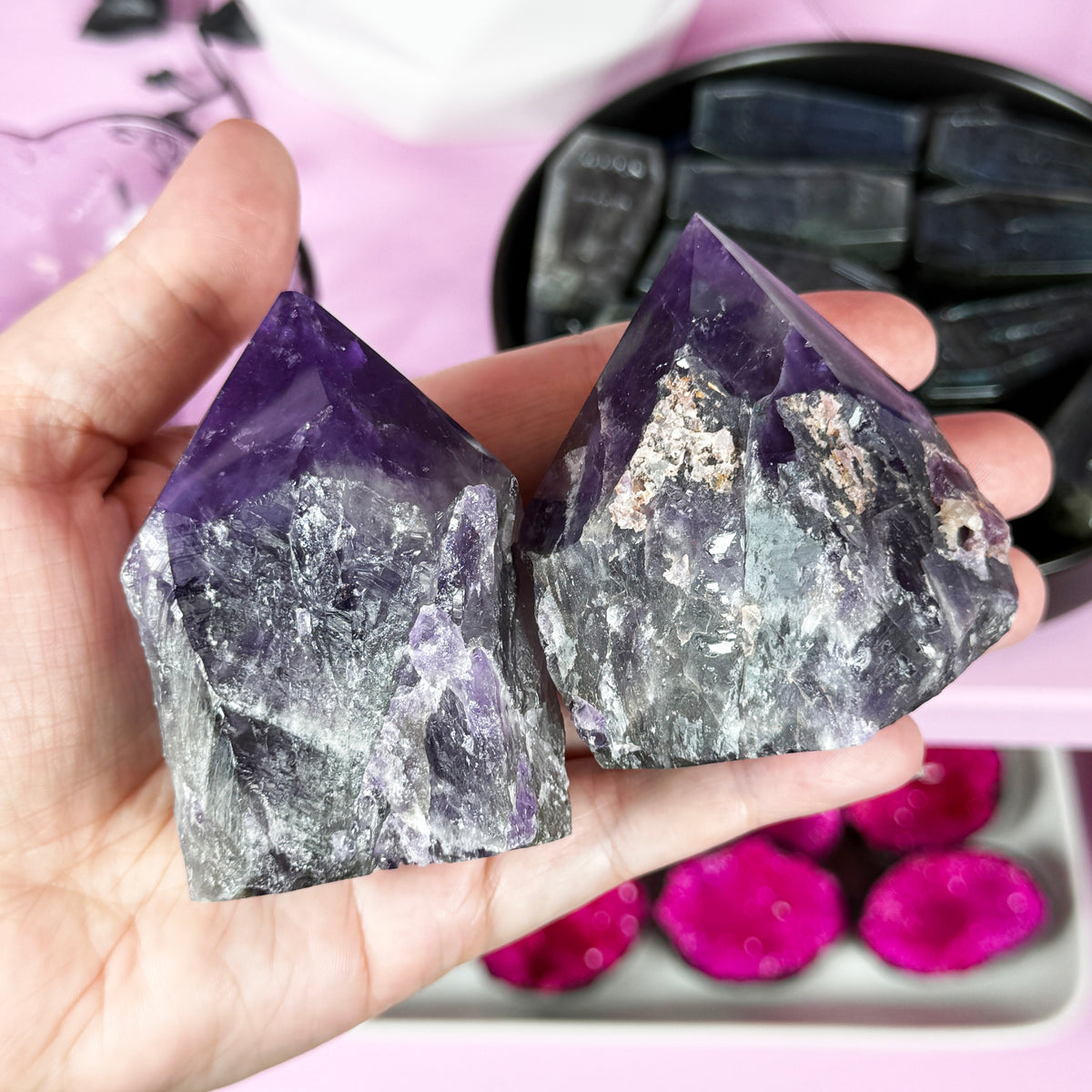Amethyst Polished Tip Points