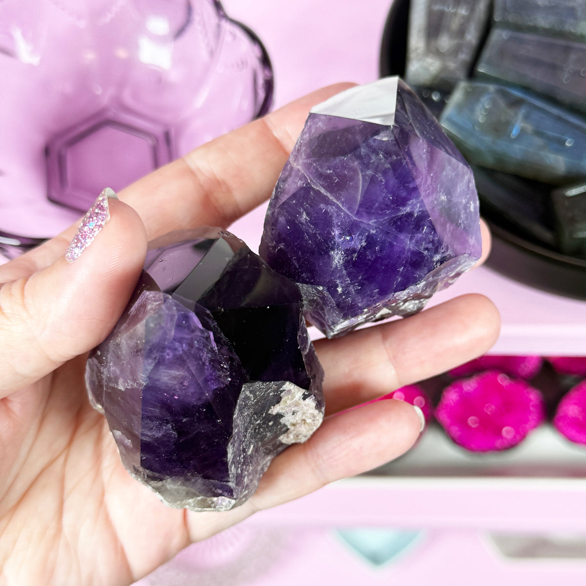 Amethyst Polished Tip Points