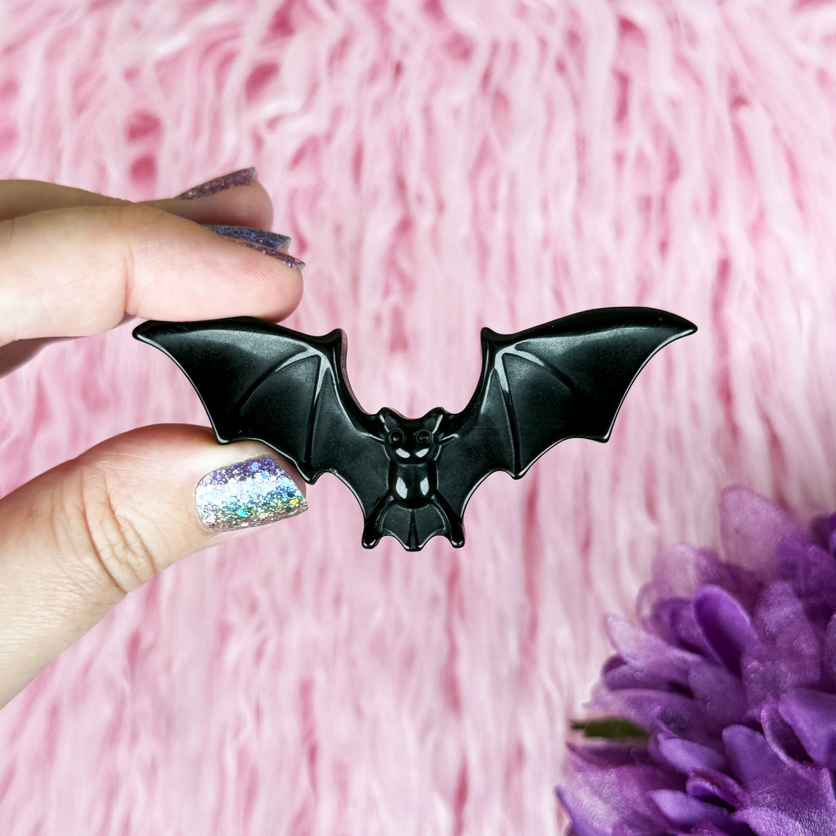 Black Obsidian Bat