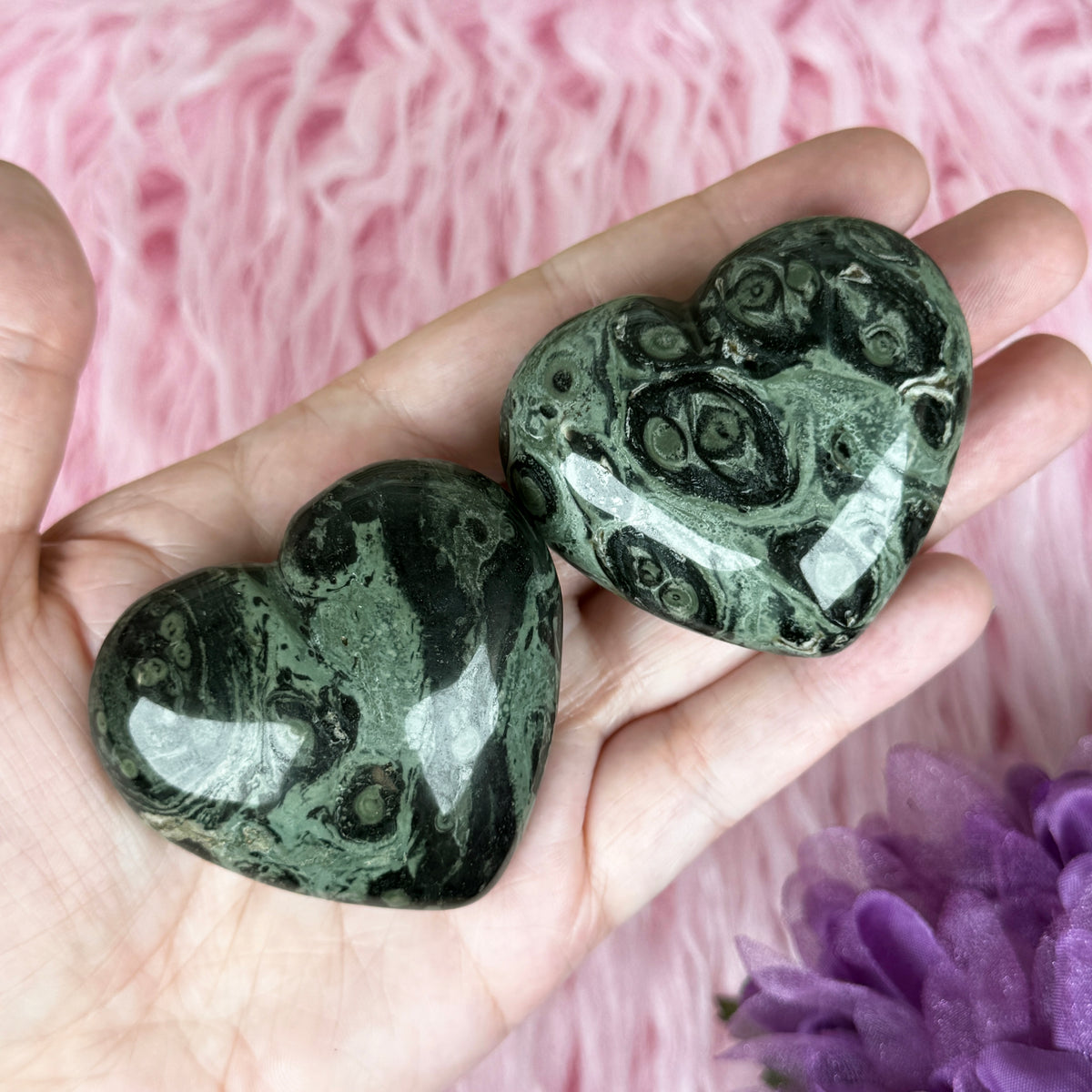 Kambaba Jasper Heart