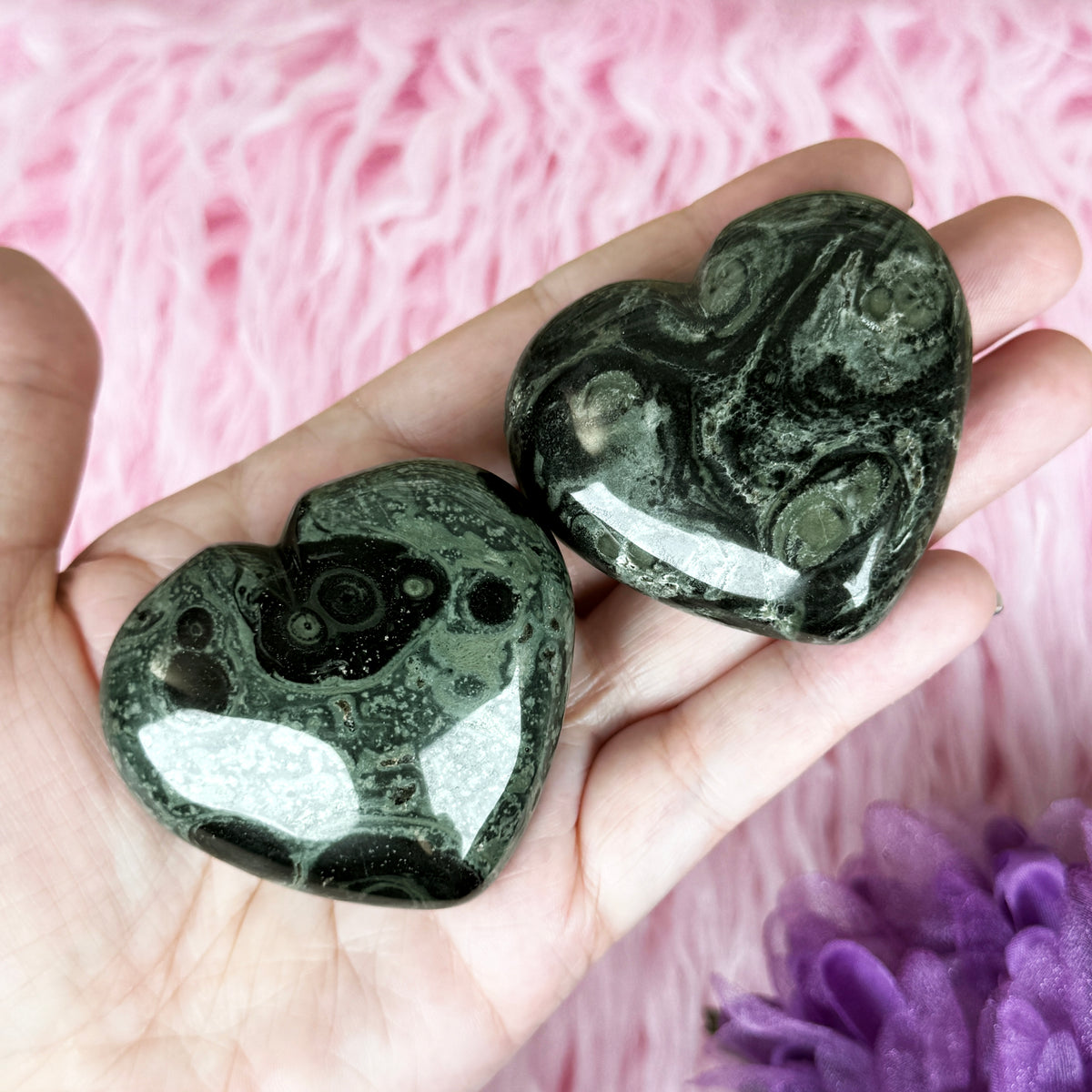 Kambaba Jasper Heart