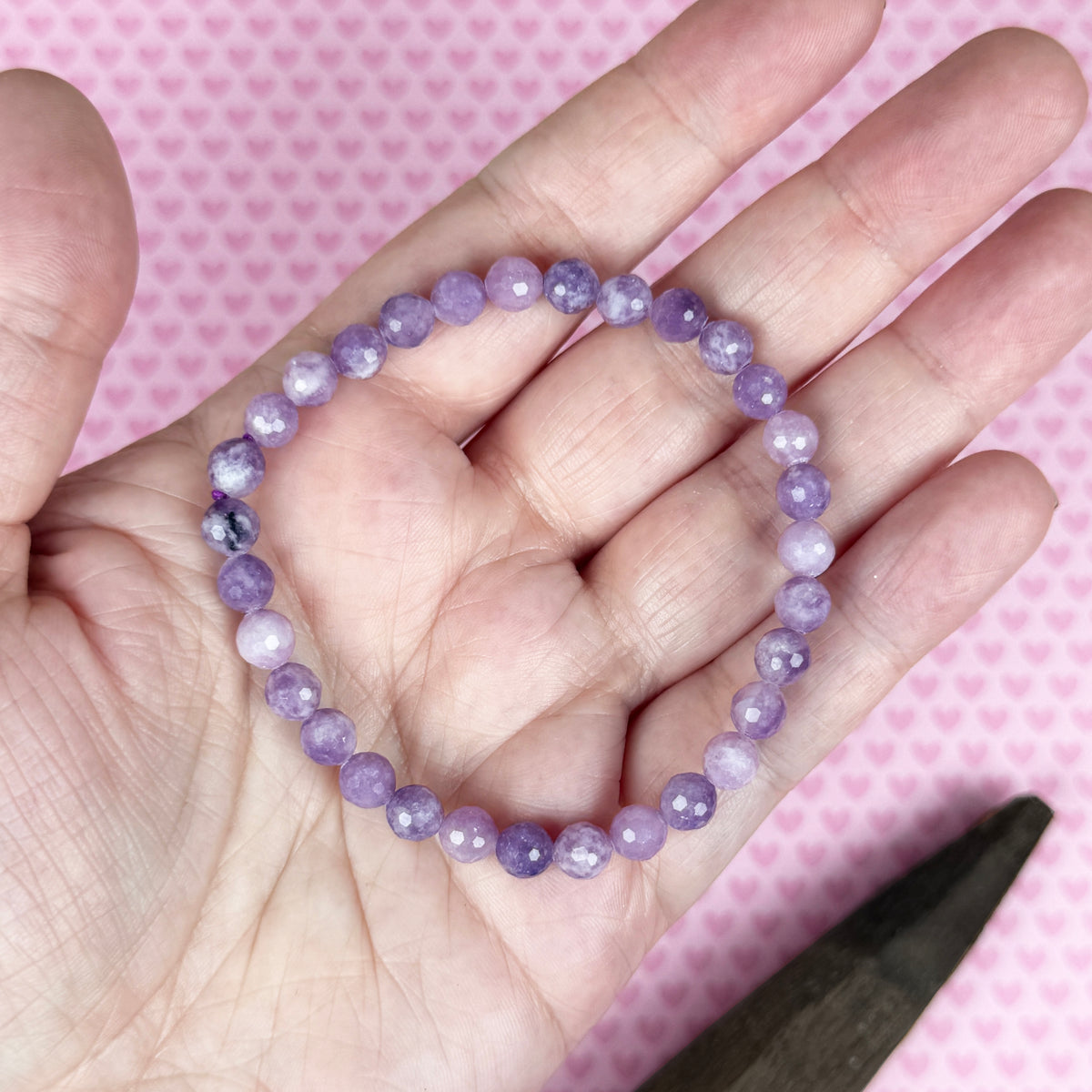 Faceted Phosphosiderite Bracelet