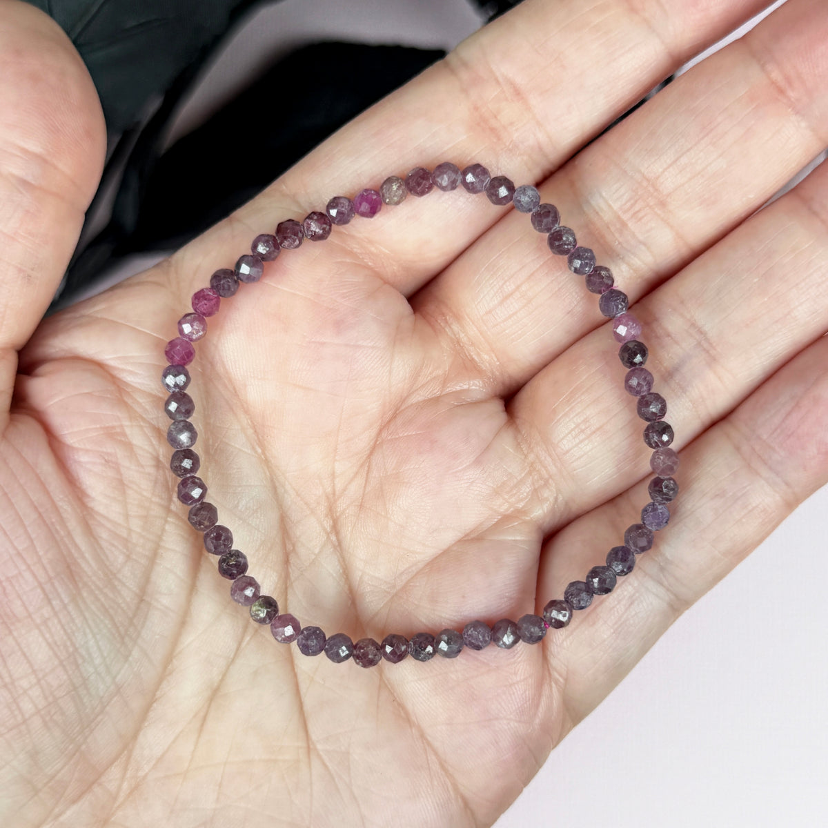 Faceted Ruby Bracelet