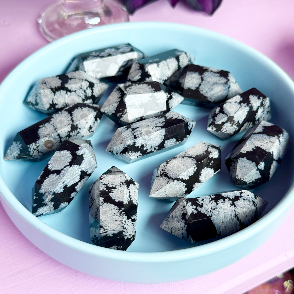 Snowflake Obsidian DT Point (Double Terminated)