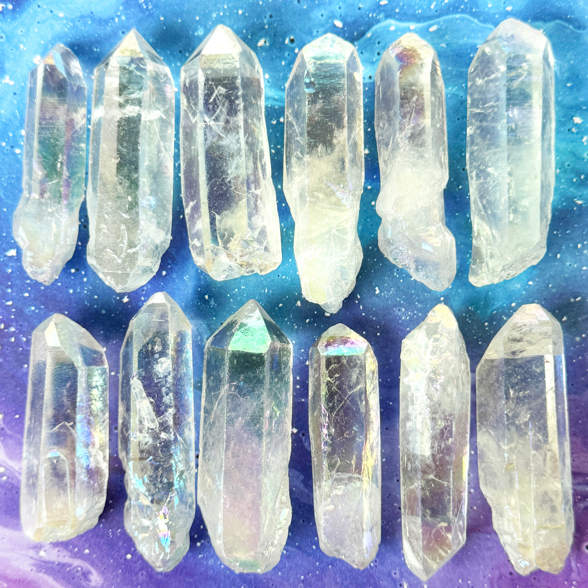 Aura Quartz Rough Point