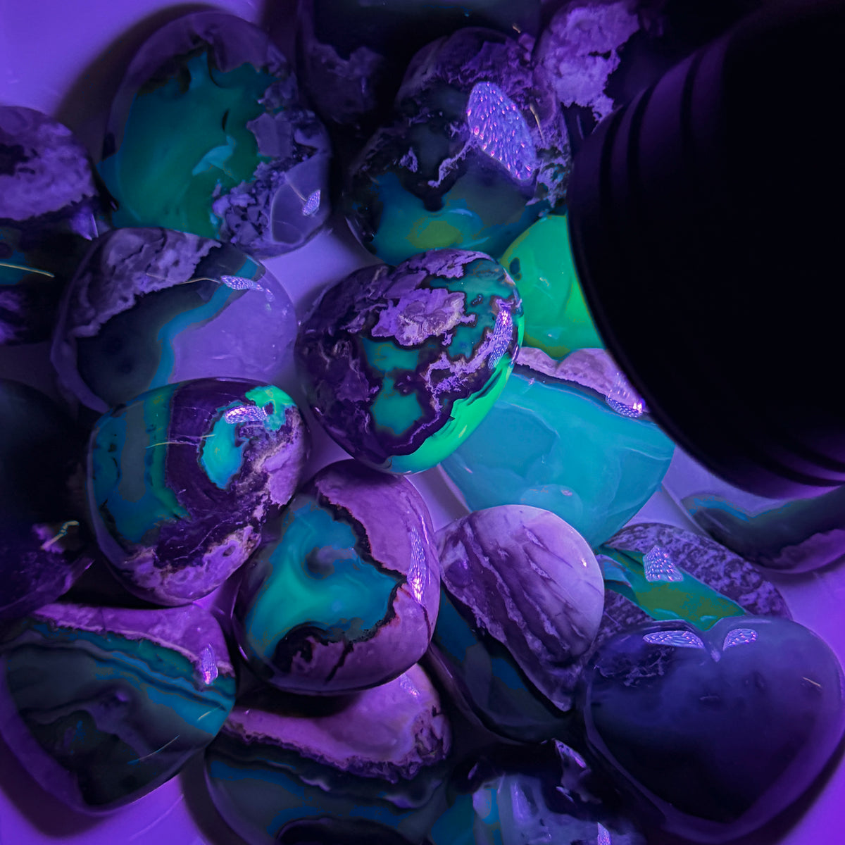 Volcanic Agate Heart