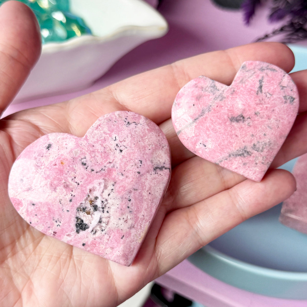 Rhodonite Heart