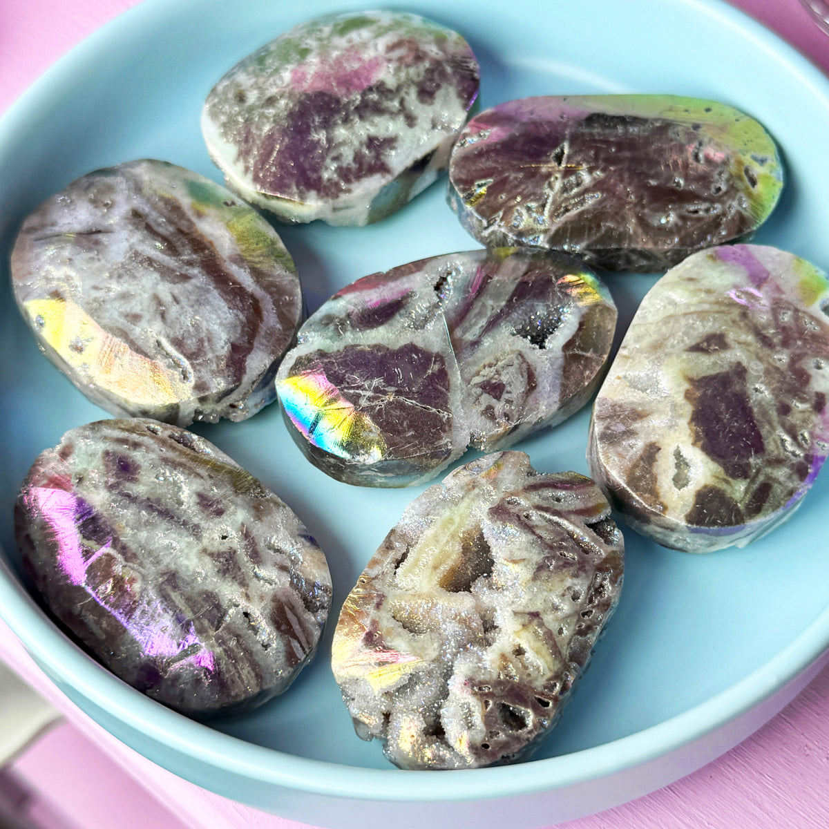 Aura Sphalerite Palm Stone