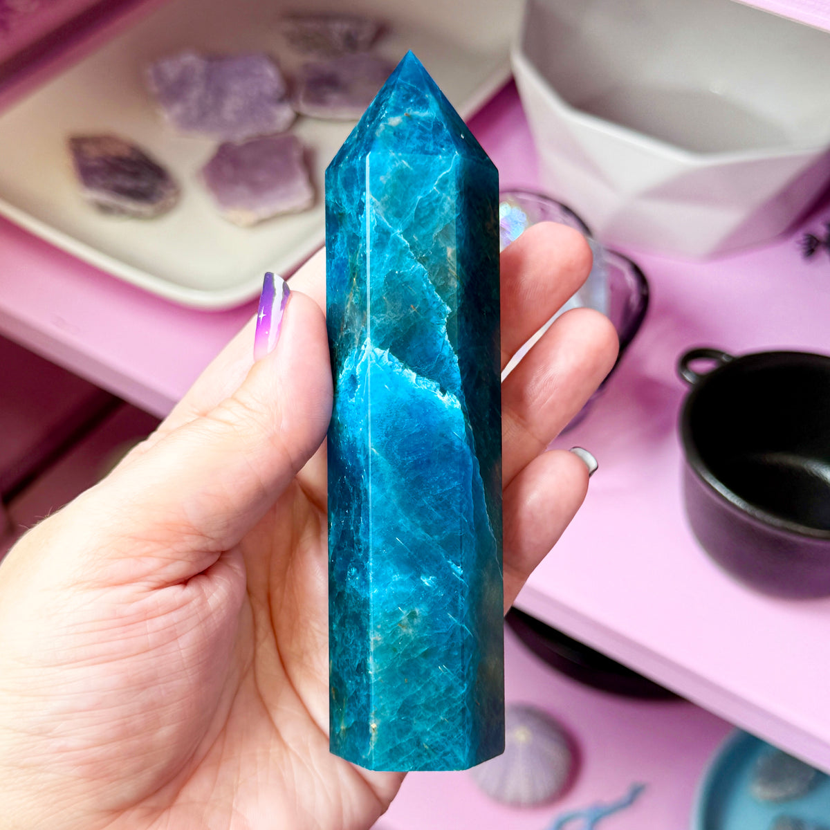 Blue Apatite Tower