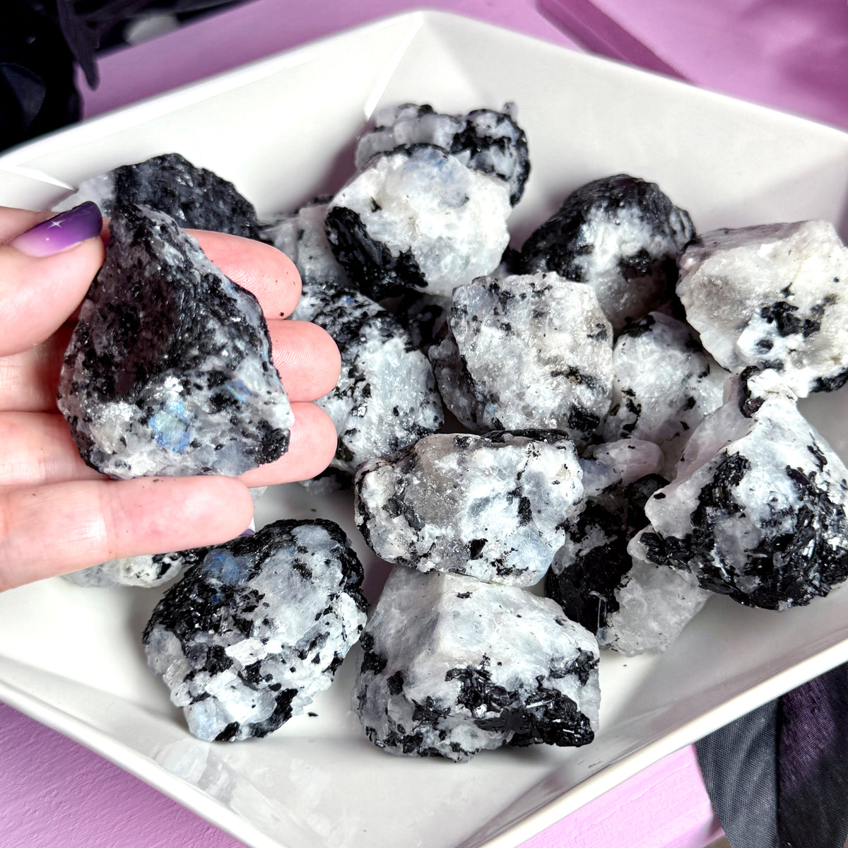 Raw Blue Moonstone
