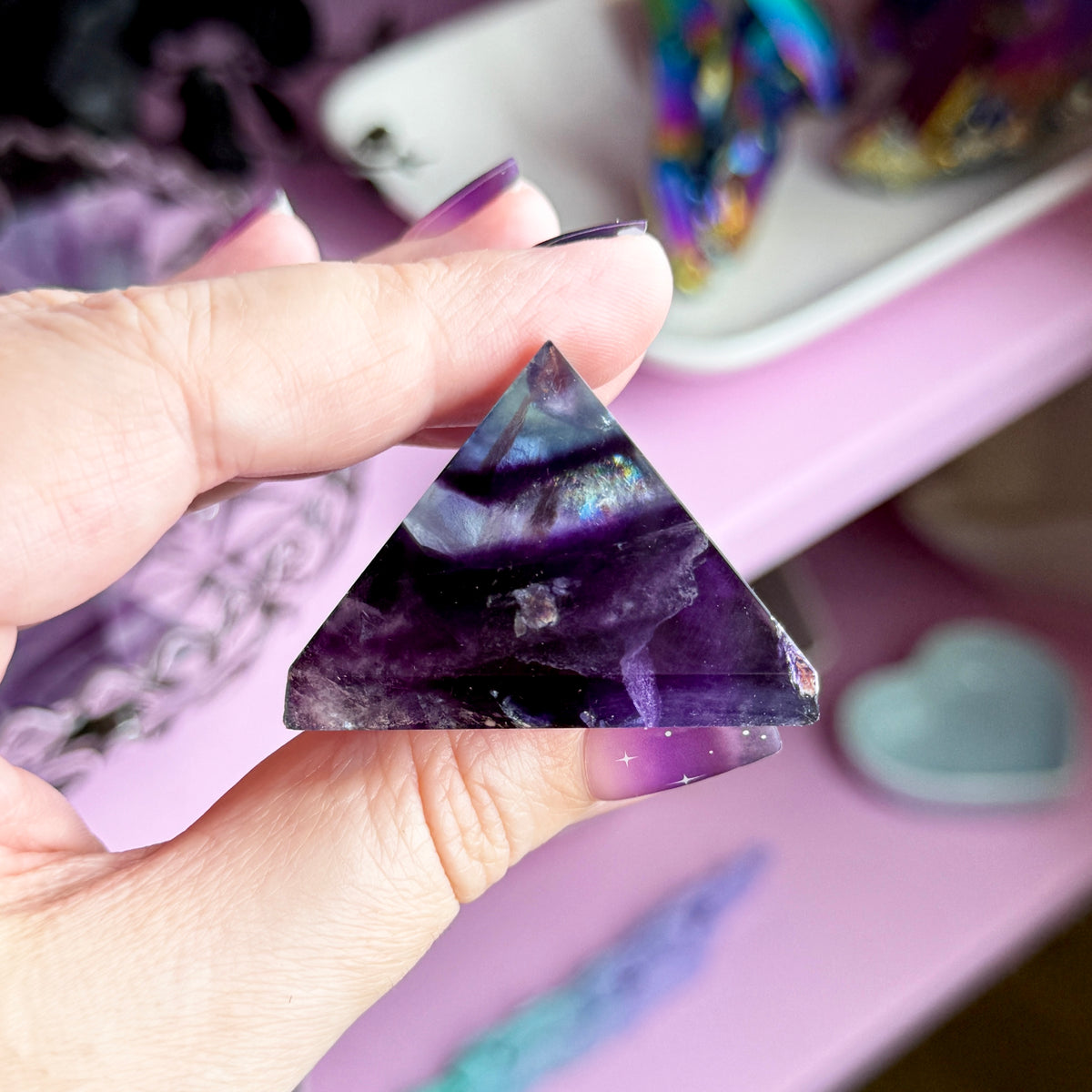 Fluorite Pyramid