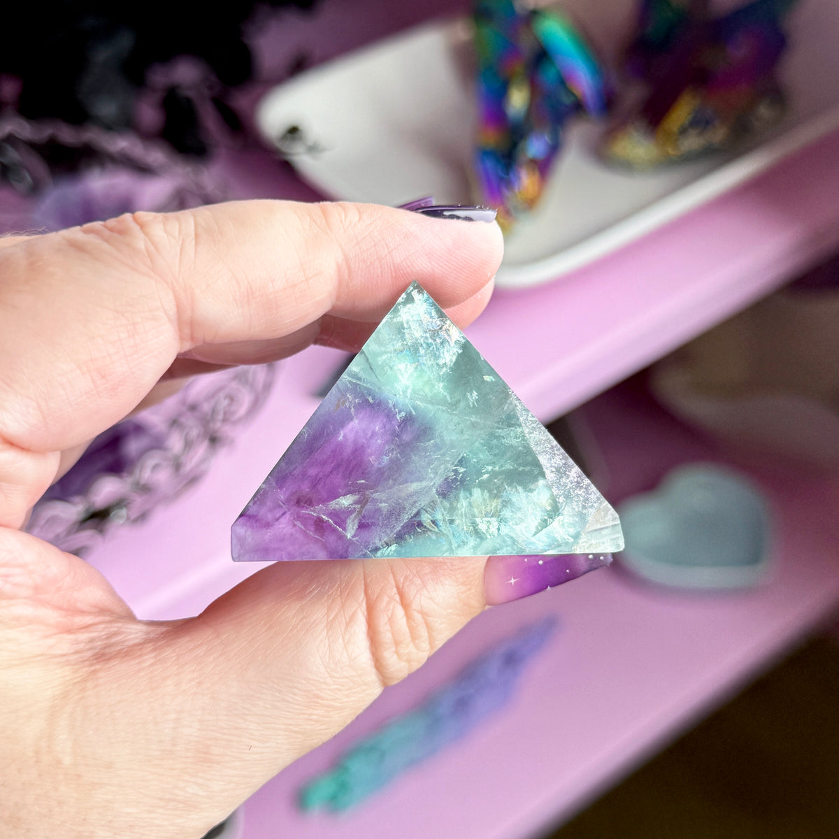Fluorite Pyramid