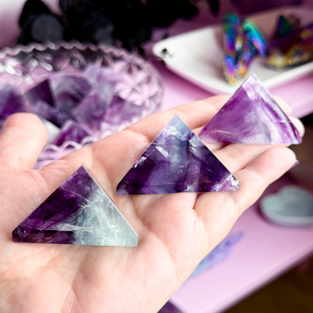Fluorite Pyramid