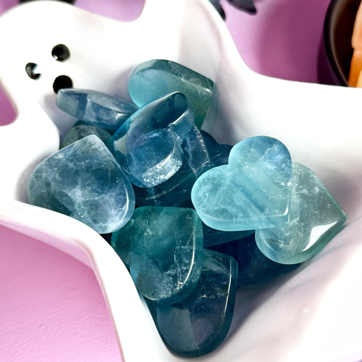 *MISFIT* Fluorite Heart