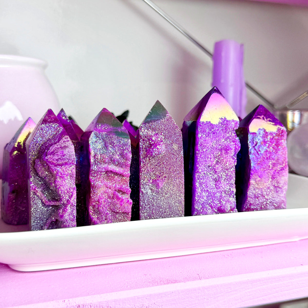 *MISFIT* Pink Aura Sphalerite Tower