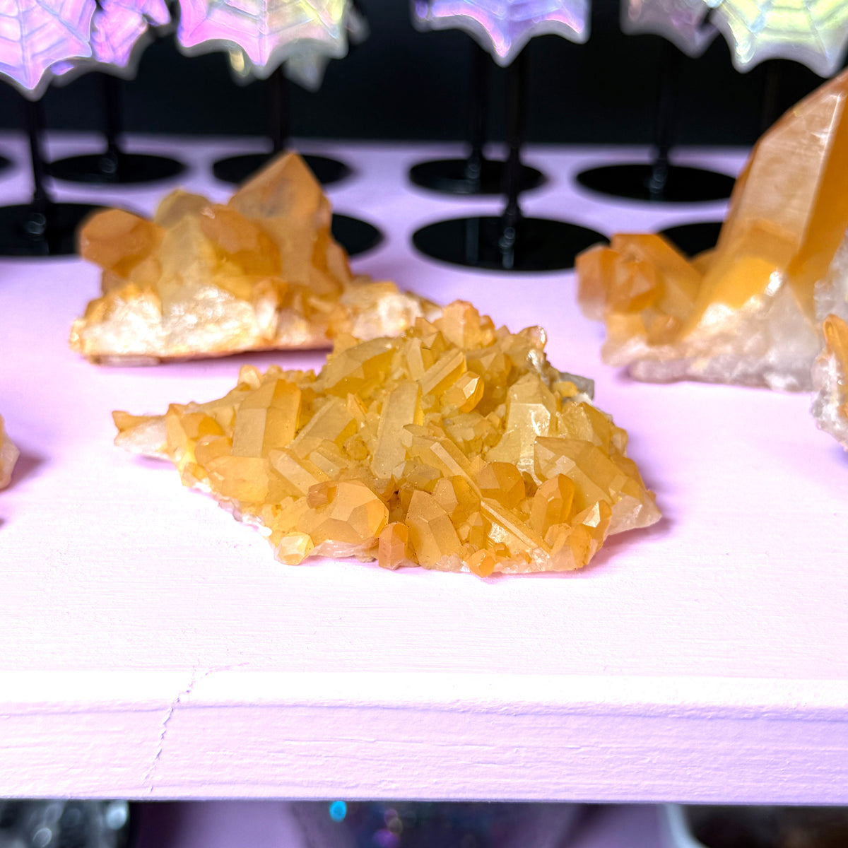 Tangerine Quartz Cluster